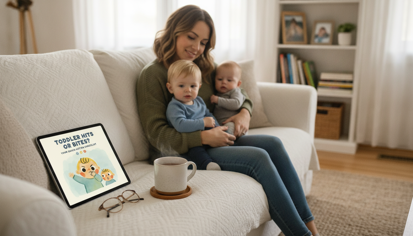 Toddler Hitting or Biting: 60-Second Calm Response Plan